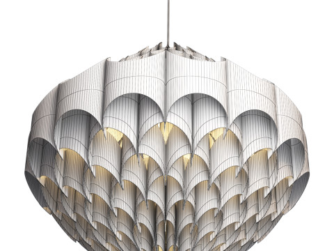 Ritmische hanglamp 3D Model