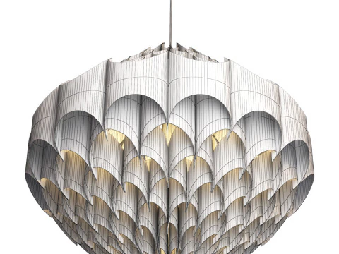 Rhytmic pendant lamp 3D Model