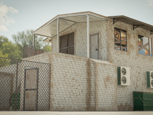 Liquor Grocery Outdoor Design 3D Model