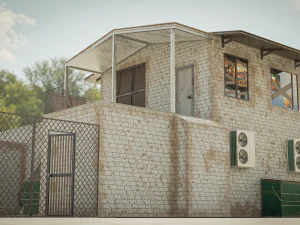 Liquor Grocery Outdoor Design 3D Model