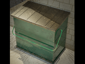 Liquor Grocery Outdoor Design 3D Model