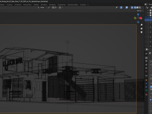 Liquor Grocery Outdoor Design 3D Model