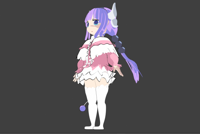 Kanna Kamui Modello 3D .c4d .max .obj .3ds .fbx .stl .blend 