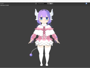 Kanna Kamui Modello 3D