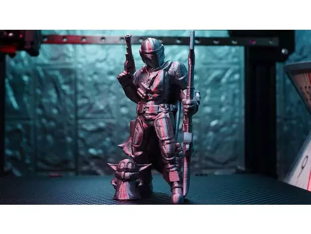 MANDALORIAN 3D Print Model .c4d .max .obj .3ds .fbx .stl .blend 