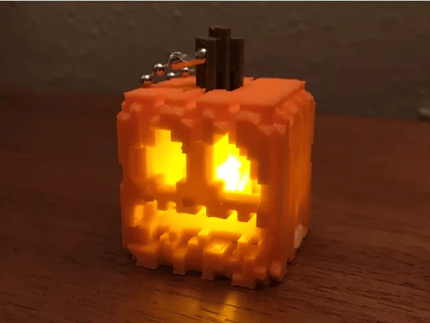 Minecraft pumpkin lantern for 3d printing 3D Print Model .c4d .max .obj .3ds .fbx .stl .blend 