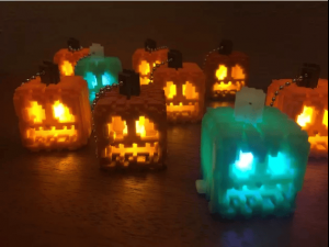Minecraft pumpkin lantern for 3d printing Model Cetak 3D