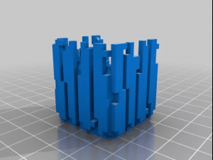 Minecraft pumpkin lantern for 3d printing Model Cetak 3D