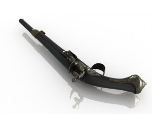 Dueling pistol 3D 모델
