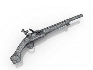 Dueling pistol 3D 모델