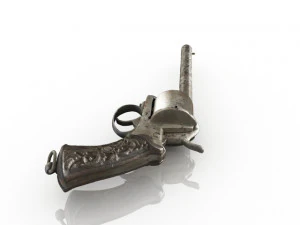 결투용 권총 3D 모델