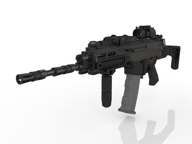 of the Modern Machine Gu 3D मॉडल .c4d .max .obj .3ds .fbx .stl .blend 