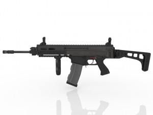 Machine G u n 3D Model