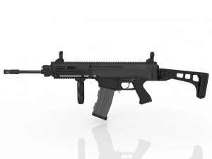 Makineli T&uuml;fek 3D Model