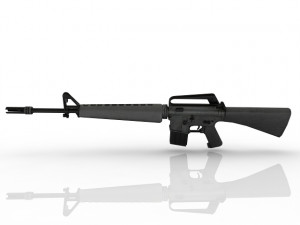 M-16 GUN FREE MODEL 3D Модель