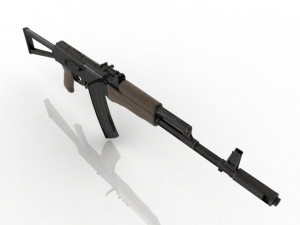 Kalashnikov assault rifle 3D Modello 3D