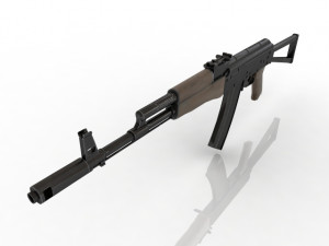 Kalashnikov assault rifle 3D Modello 3D