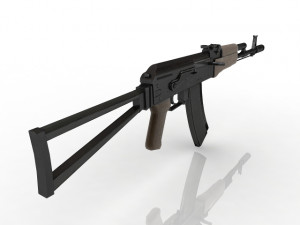 Kalashnikov assault rifle 3D Modello 3D