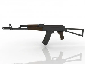 Kalashnikov assault rifle 3D 3D Model