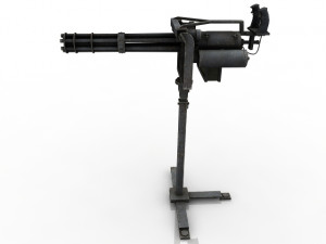 Machine Gun THE BEST 3D MODEL IN THE WORLD Model 3D