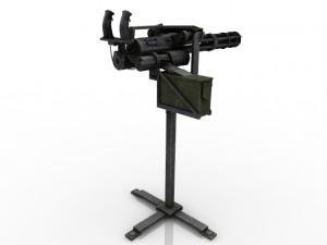 Machine Gun THE BEST 3D MODEL IN THE WORLD Model 3D