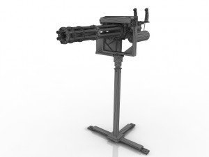 Machine Gun THE BEST 3D MODEL IN THE WORLD Model 3D