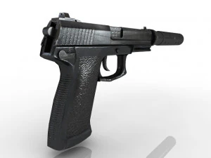 Pistol MK23 3D Model