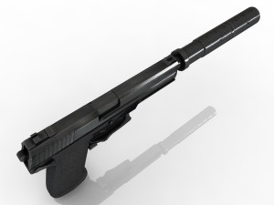 Pistol MK23 Model 3D