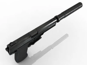 Pistol MK23 3D Model