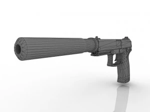 Pistol MK23 3D Model