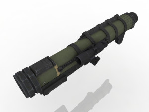 Rocket-propelled grenade 3D मॉडल