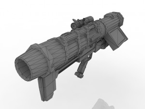 Rocket-propelled grenade 3D मॉडल