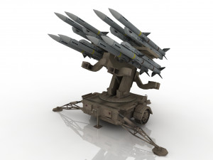 Anti-missile defense installation 3D Model