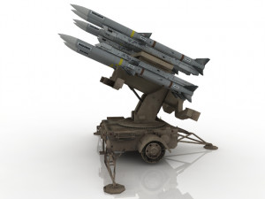Anti-missile defense installation Modello 3D