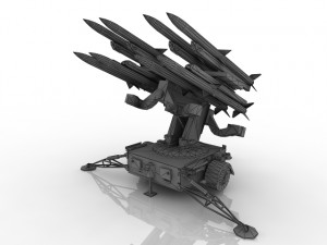 Anti-missile defense installation Modello 3D