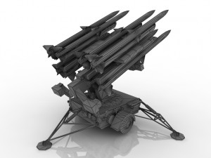 Anti-missile defense installation Modello 3D