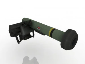 Portable Anti-Aircraft Missile System 3D Model