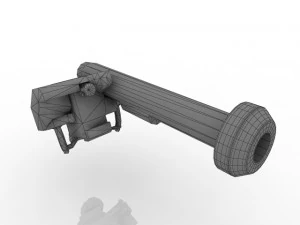 Portable Anti-Aircraft Missile System 3D Model