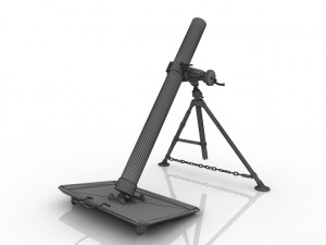 Mortar Model 3D