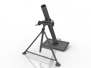 Mortar Model 3D
