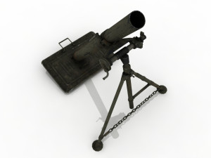 Mortar Model 3D