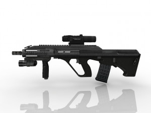 Automatic rifle 3D 3Dモデル