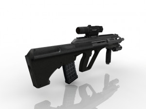 Automatic rifle 3D 3Dモデル