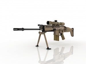 Automatic Rifle 3D 3D Model