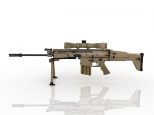Automatic Rifle 3D Modèle 3D