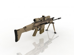 Automatic Rifle 3D Modèle 3D