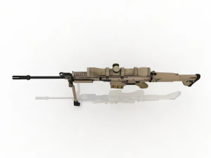 Fucile automatico 3D Modello 3D