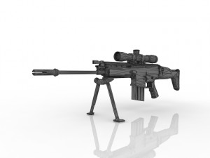 Automatic Rifle 3D Modèle 3D