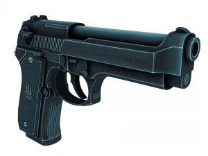 bir tabanca 3D Model