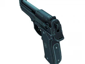 of a Pistol 3D Model